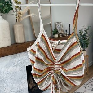 Cropped Stripped Top